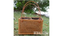 women handbag shopping beach natural handmade rattan grass